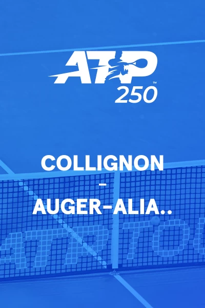 Semifinales. Semifinales: Collignon - Auger-Aliassime