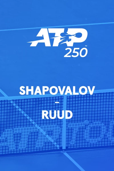 Semifinales. Semifinales: Shapovalov - Ruud