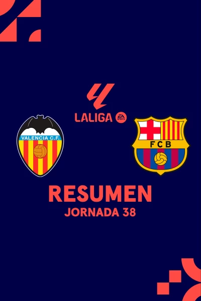 Jornada 38. Jornada 38: Valencia - Barcelona