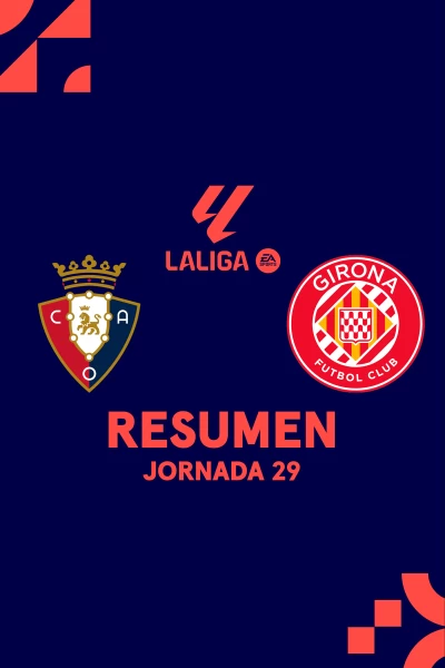 Jornada 29. Jornada 29: Osasuna - Girona