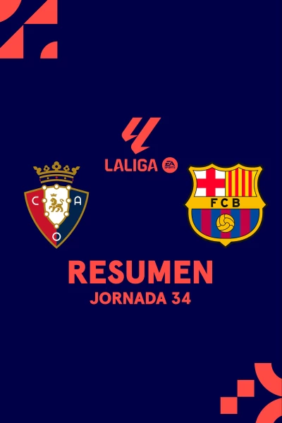 Jornada 34. Jornada 34: Osasuna - Barcelona