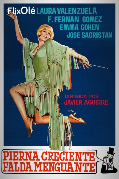 Pierna creciente, falda menguante