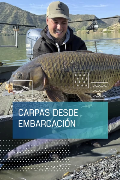 Carpas desde embarcación