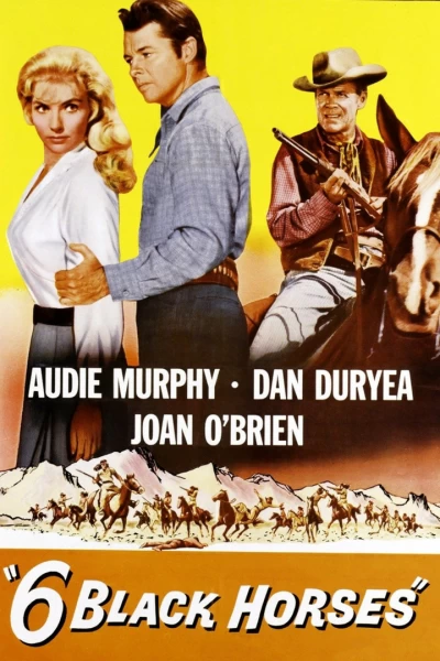 Seis caballos negros