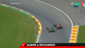 Los mejores adelantamientos del GP de Bélgica