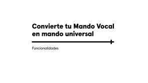MANDO VOCAL