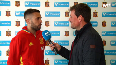 Jordi Alba, su 28 cumpleaños en la Selección